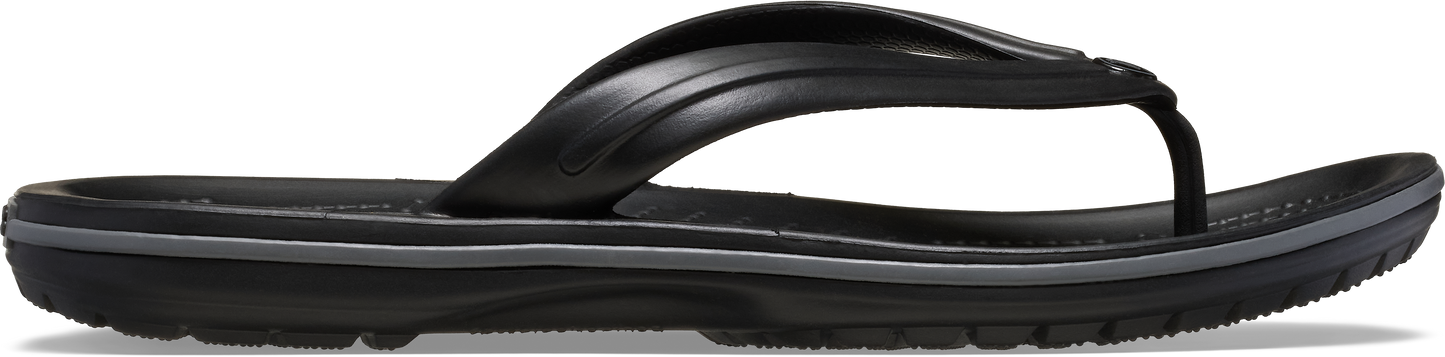 ADULTS CROCBAND FLIP BLK/SGY