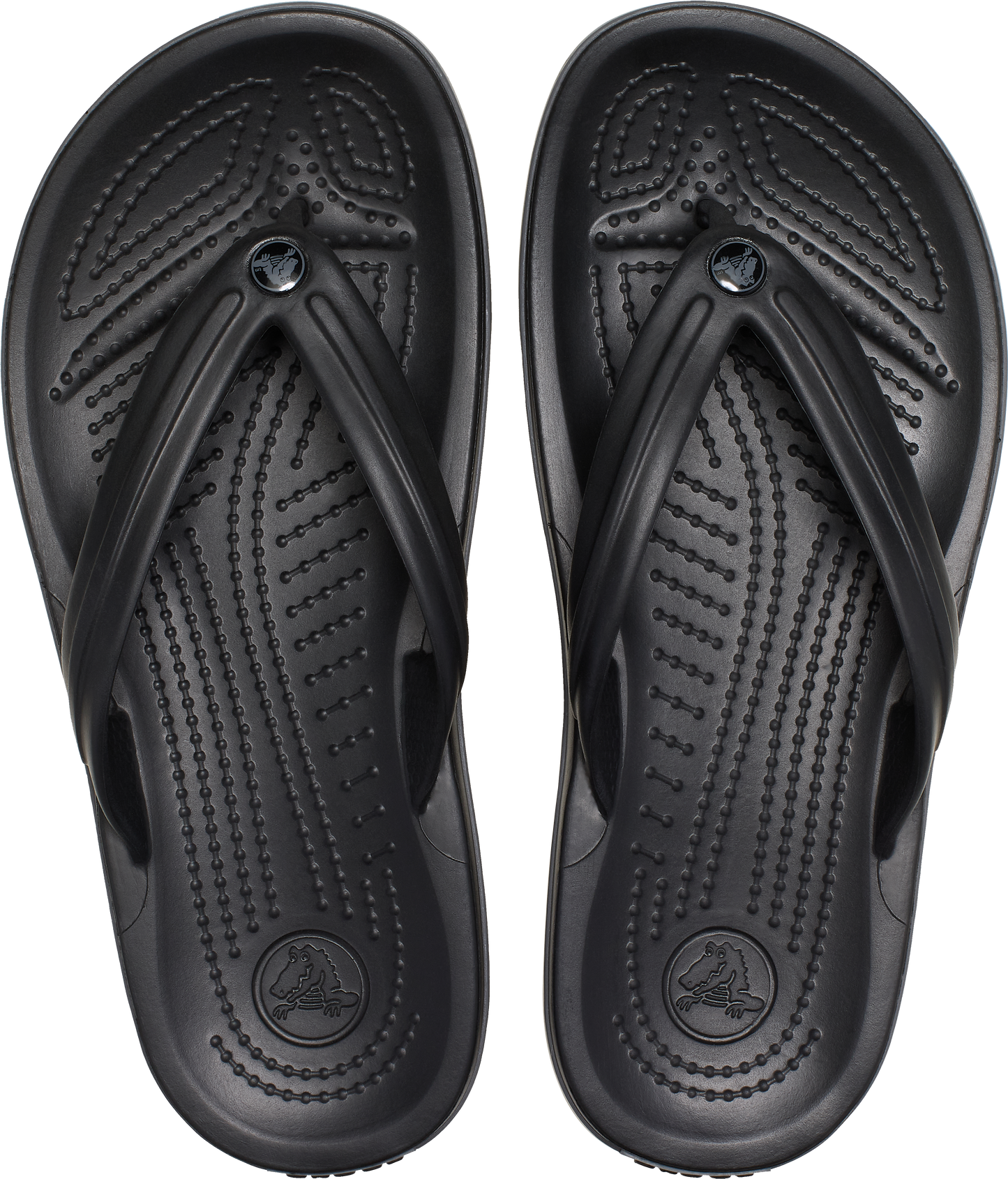 ADULTS CROCBAND FLIP BLK/SGY