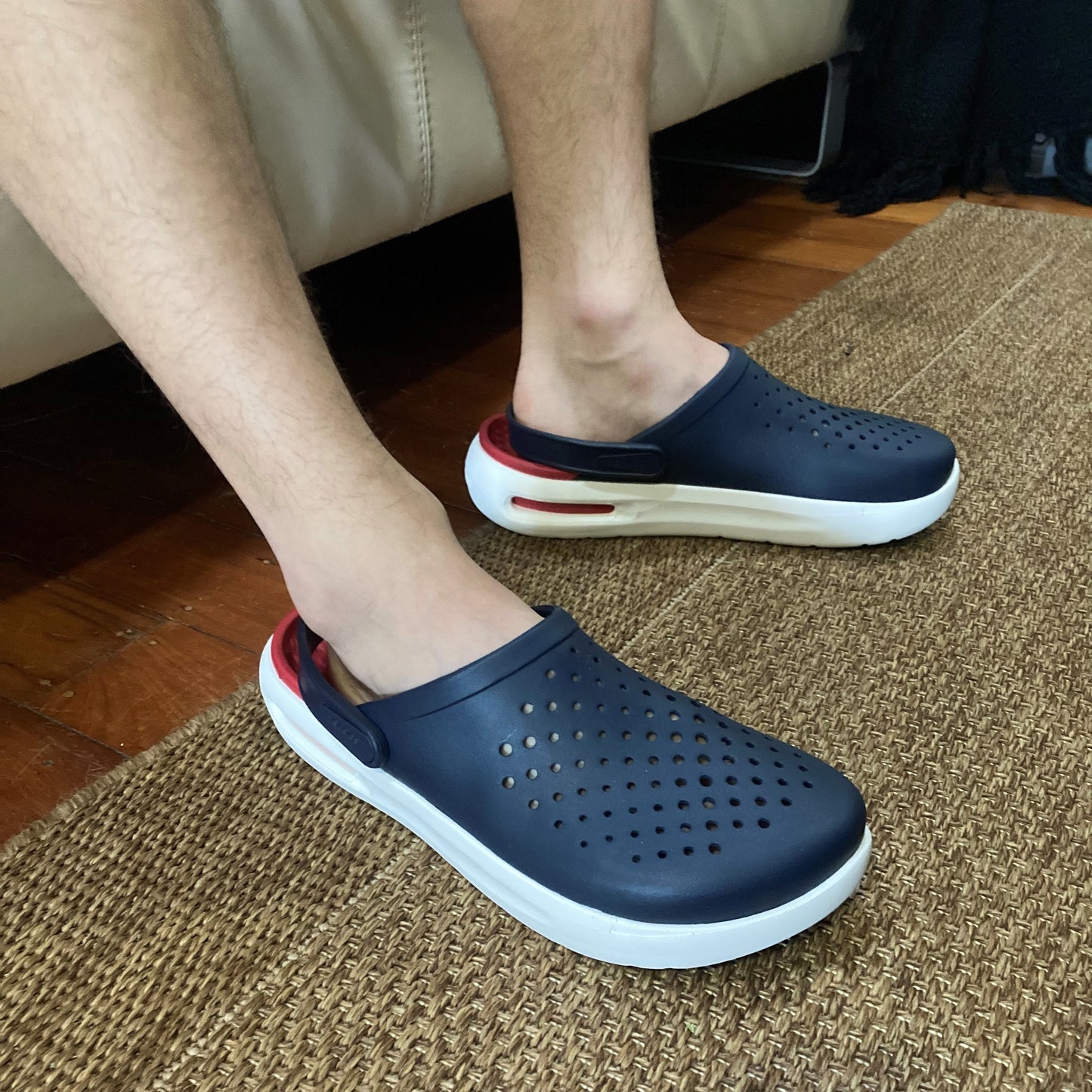 ADULTS INMOTION CLOG NAVY RED