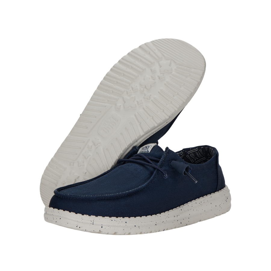 Hey Dude Wendy Stretch Canvas Navy