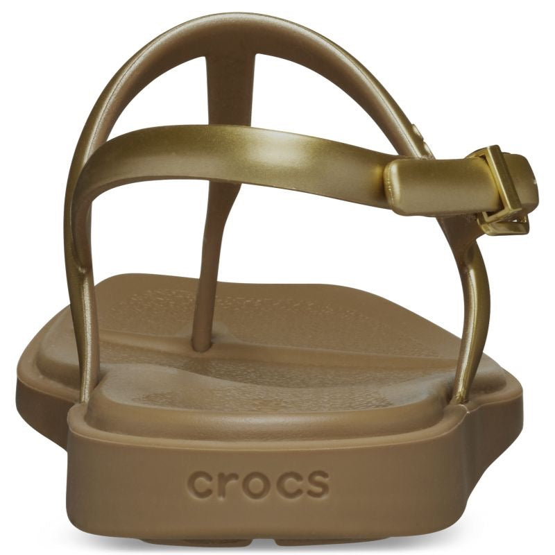 WOMENS MIAMI METALLIC THONG FLIP TAN