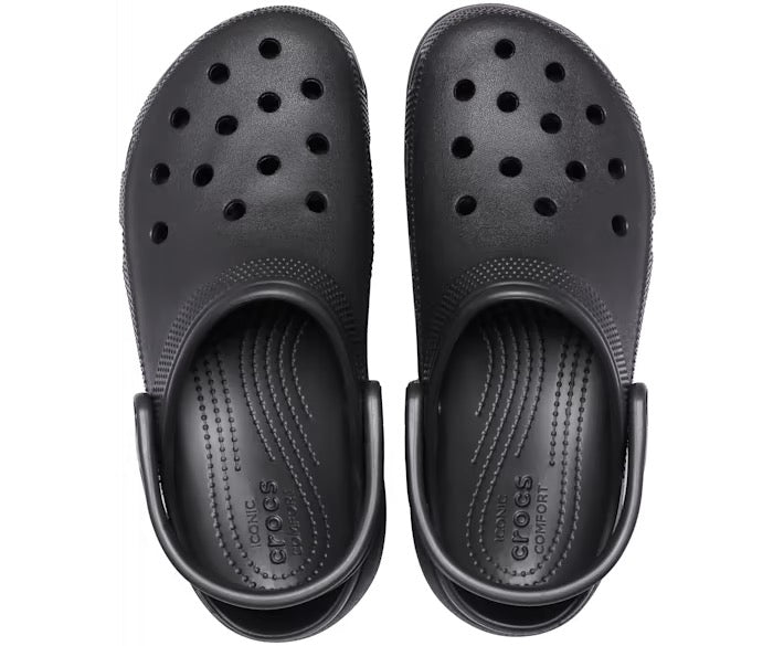 ADULT CLASSIC PLATFORM CLOG BLACK