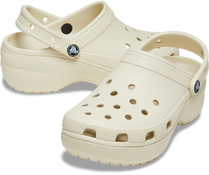 WOMENS CLASSIC PLATFORM CLOG BONE