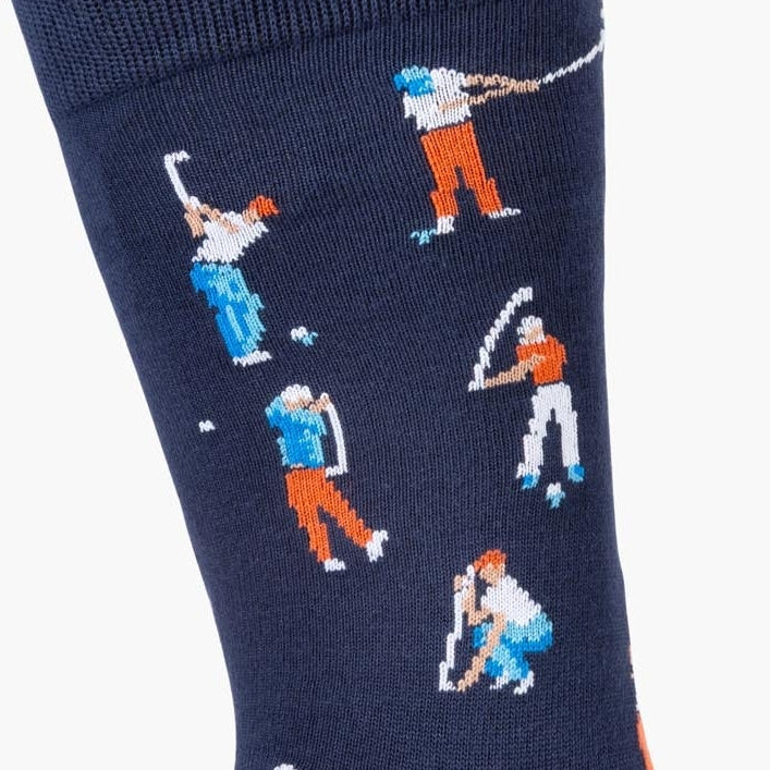 MENS TEE IT HIGH BAMBOO SOCK NAVY
