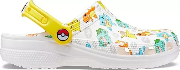 ADULTS CLASSIC POKEMON 2 CLOG WHITE/MULTI