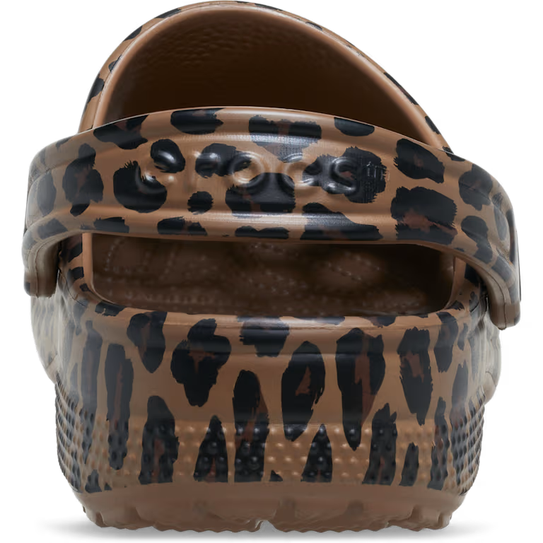 Crocs Adults Classic Animal Clog Sepia/Leopard