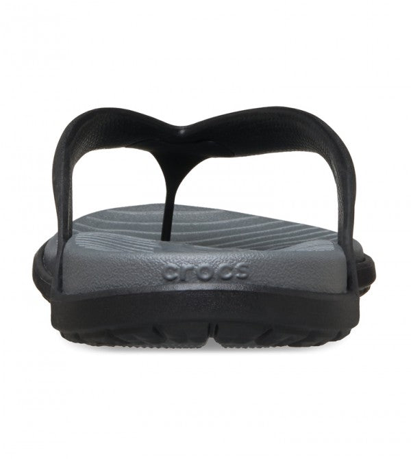 Crocs Adults Coast Flip Black/Slate Grey