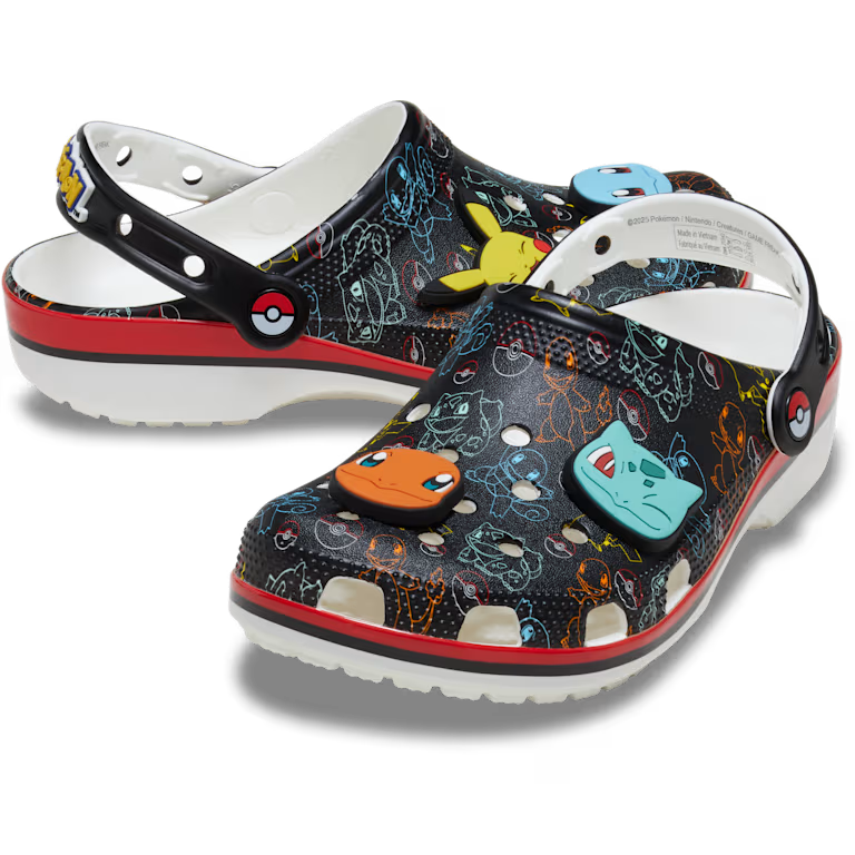 KIDS POKEMON PRINT CLASSIC CLOG MULTI