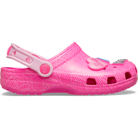 KIDS MATTEL PINK BARBIE CLOG MULTI
