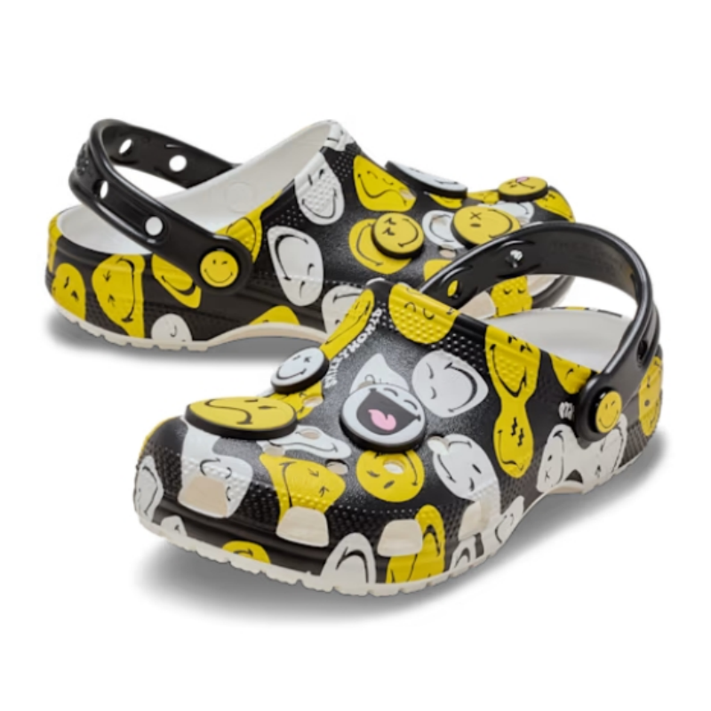 Crocs Kids Classic Clog Smiley Multi