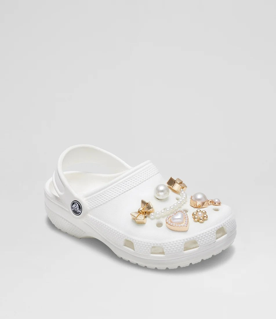 Jibbitz Pack - Pearly Gold 5 Pack