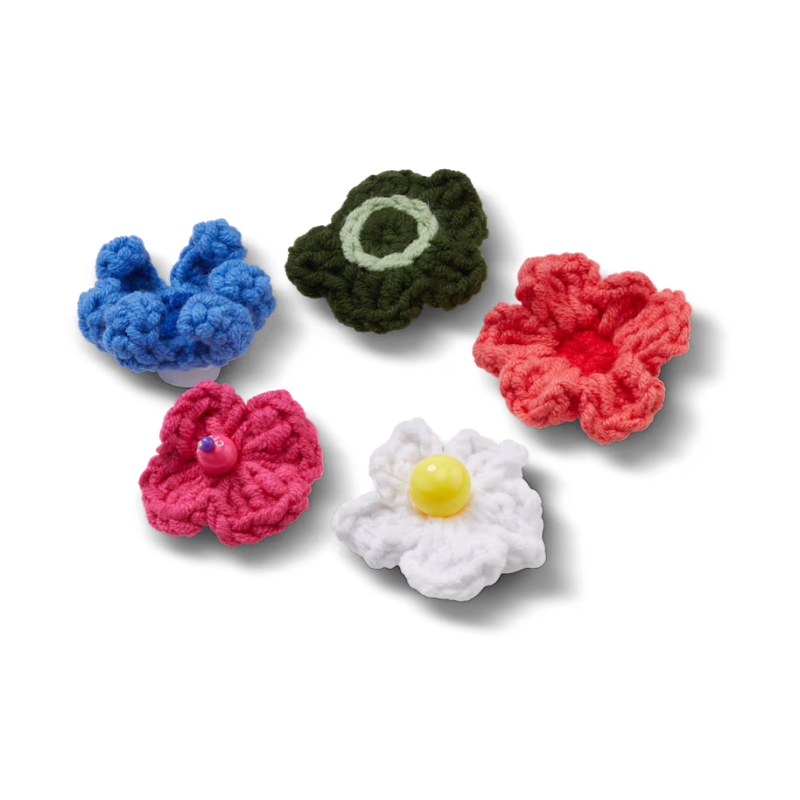 Jibbitz Pack - Crochet Floral Mix