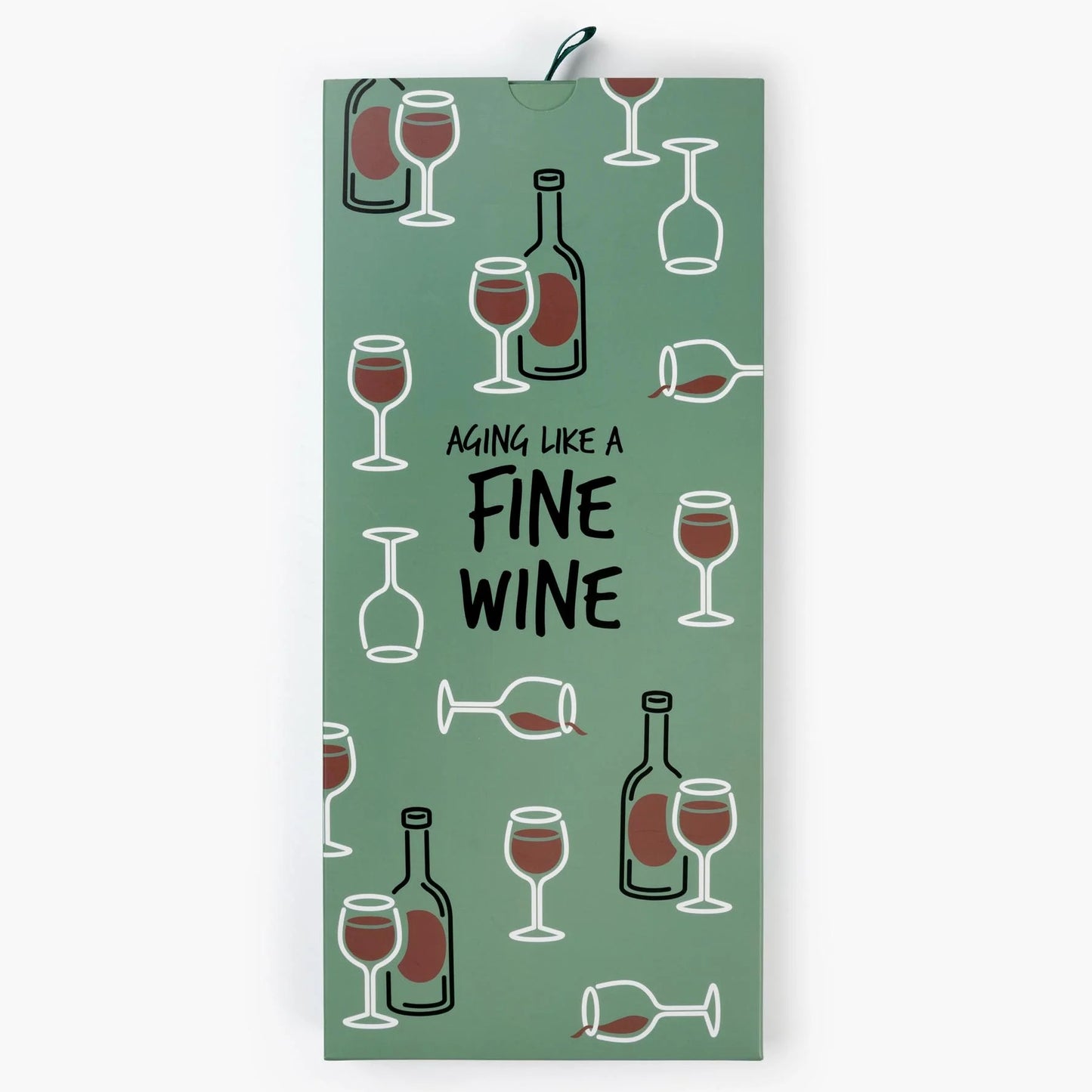 MENS FINE WINE BAMBOO SOCK CARD KHAKI
