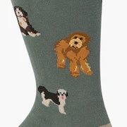 MENS OODLES BAMBOO SOCK KHAKI