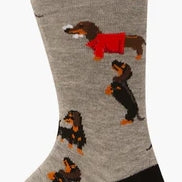 MENS WEINER BAMBOO SOCK GREY MARBLE