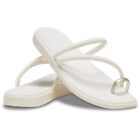 WOMENS MIAMI METALLIC TOE LOOP SANDAL CHALK