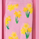 WOMENS DAFFODIL BAMBOO SOCK CARD