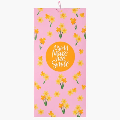 WOMENS DAFFODIL BAMBOO SOCK CARD
