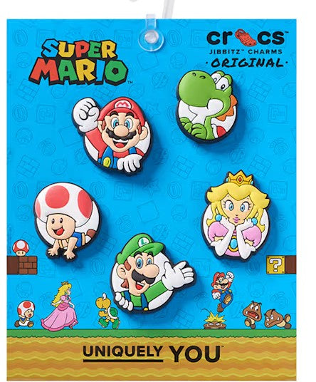 Jibbitz Pack - Super Mario Core - 5 Pack