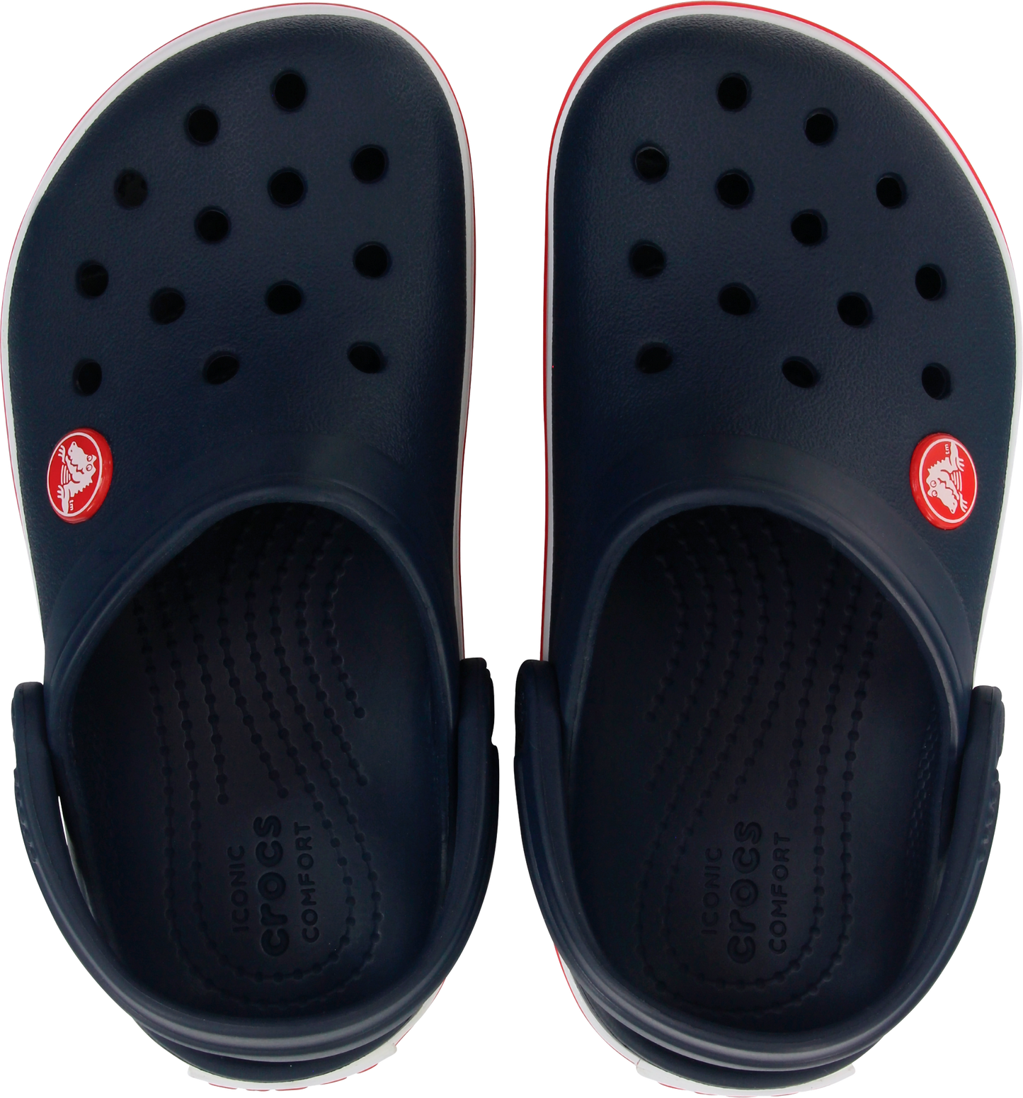 KIDS CROCBAND CLOG NAVY RED