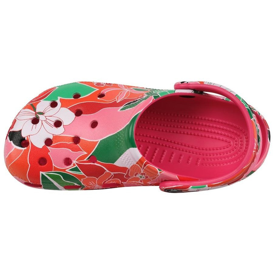 ADULTS CLASSIC WOODCUT FLORAL CLOG