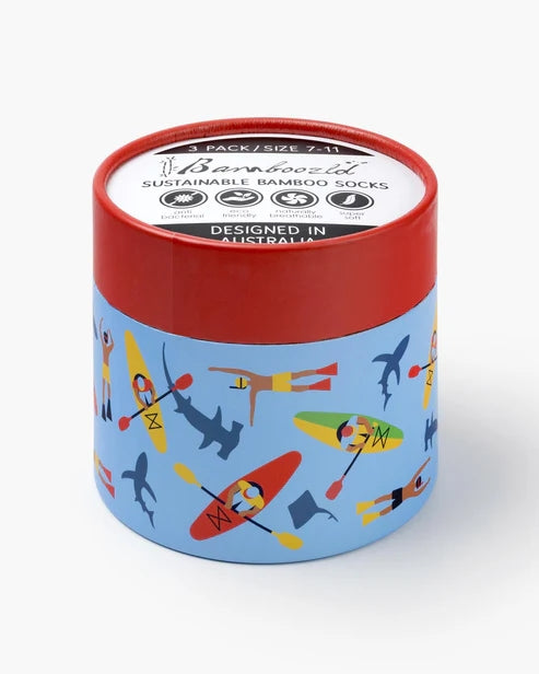 Bamboozled Mens Tri Sport Sock 3PK Gift Can