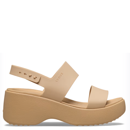 Crocs Adult Brooklyn Sky Sandal Frappe Cashew