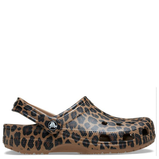 Crocs Adults Classic Animal Clog Sepia/Leopard
