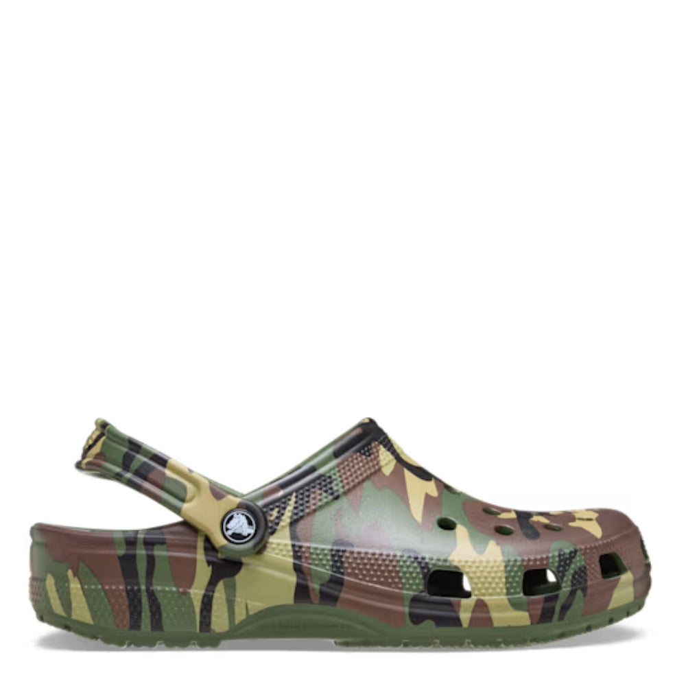 Crocs Adults Classic Camouflage Clog Army Green Multi