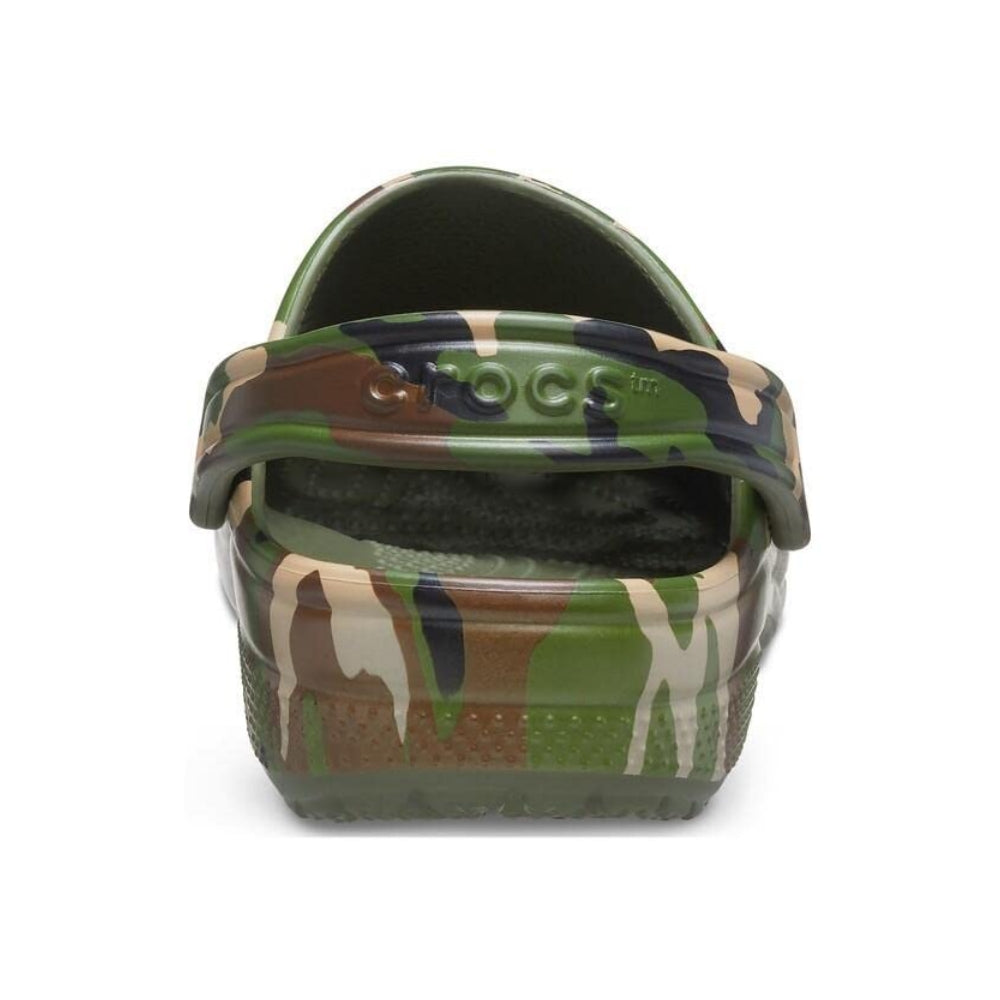 Crocs Adults Classic Camouflage Clog Army Green Multi