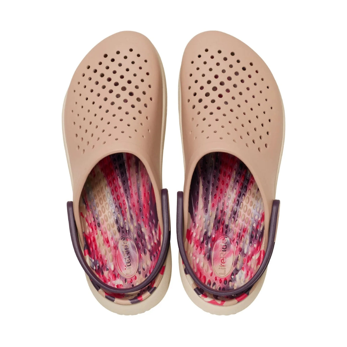 Crocs Adults InMotion Marbled Clog Pink Caramel