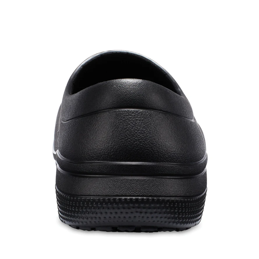 Crocs Adults On The Clock Work Slip On Black