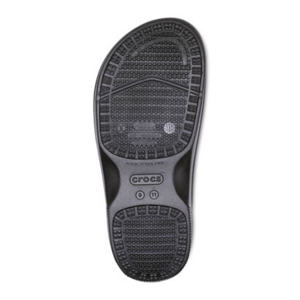 Crocs Adults On The Clock Work Slip On Black