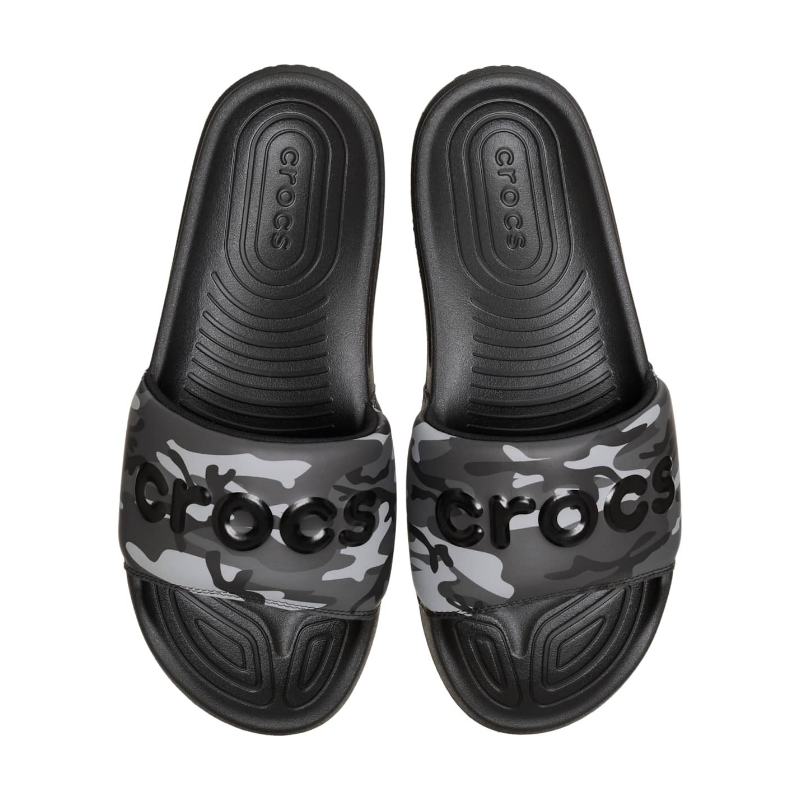 Crocs Mens All Day Slide Camouflage Black/Grey