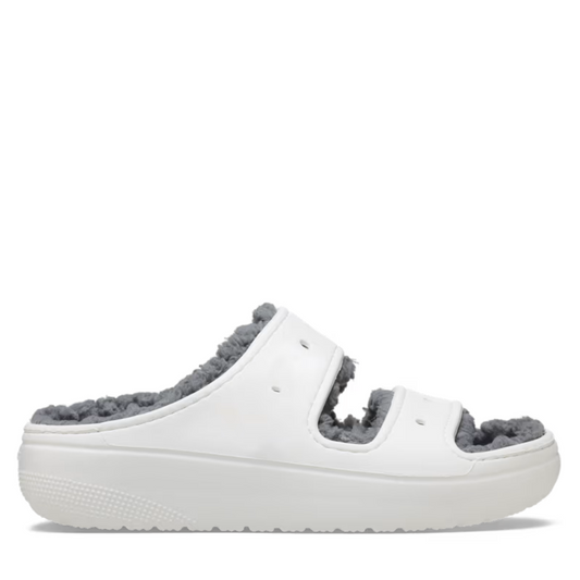 Crocs Adults Classic Cozzzy Sandal White