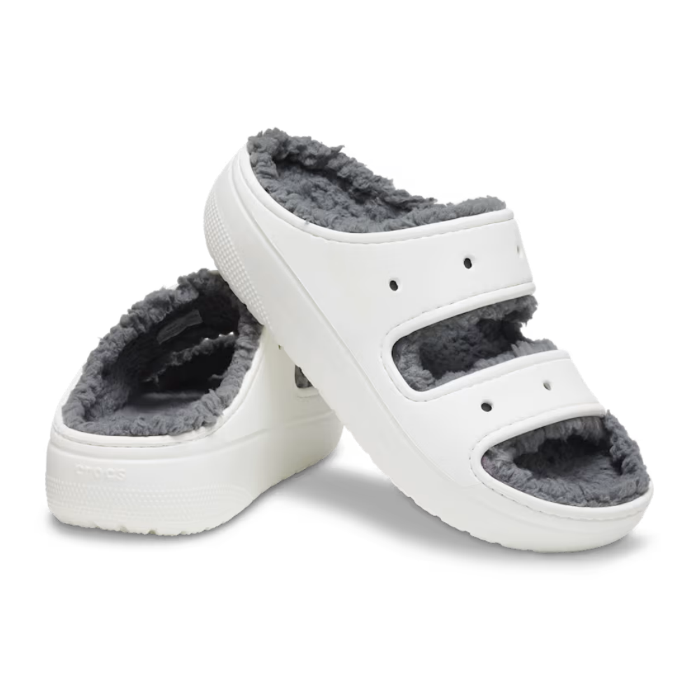 Crocs Adults Classic Cozzzy Sandal White