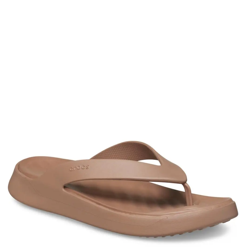 Crocs Womens Getaway Platform Flip Latte