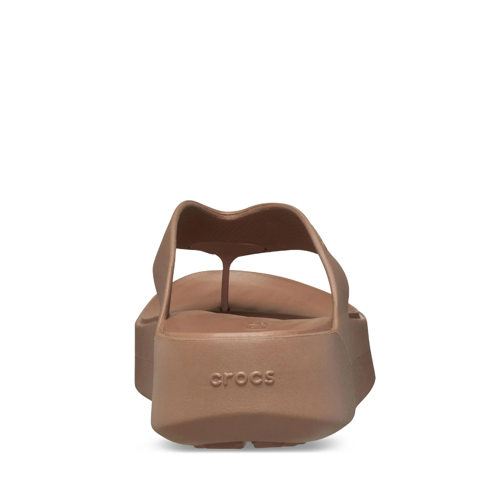 Crocs Womens Getaway Platform Flip Latte
