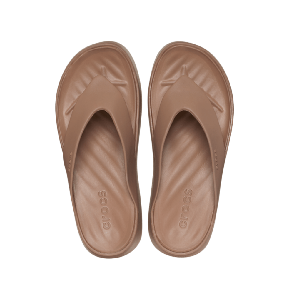 Crocs Womens Getaway Platform Flip Latte