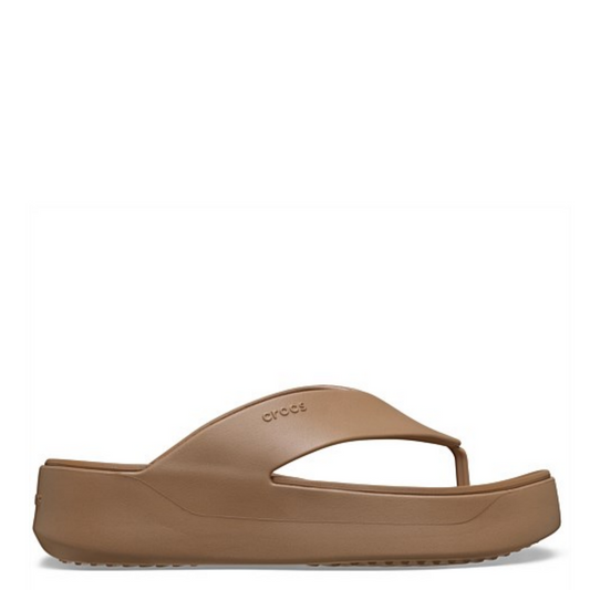 Crocs Womens Getaway Platform Flip Latte
