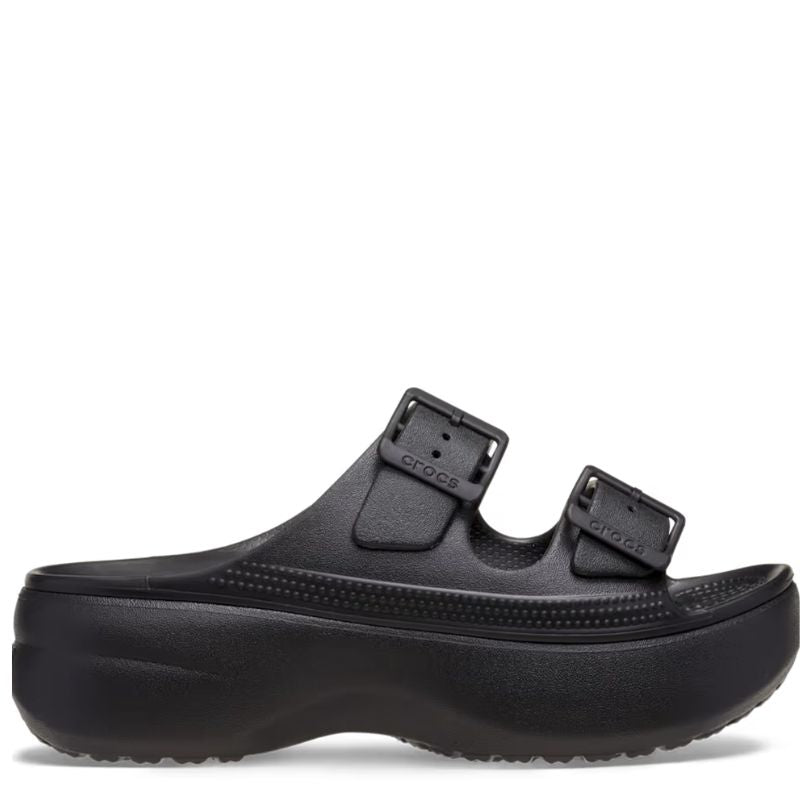 Crocs Womens Saturday Platform Sandal Black