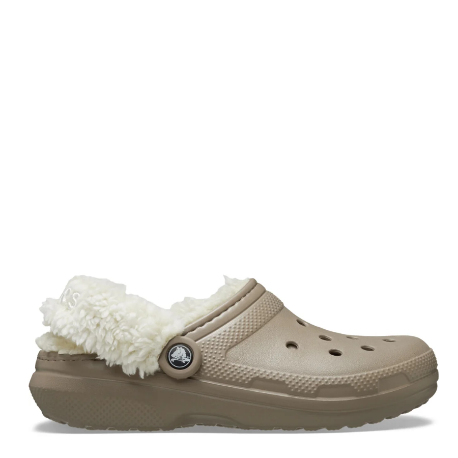 Crocs Adults Classic Fleece Lined Clog Mushroom
