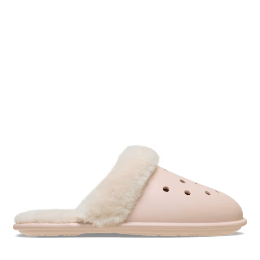 Crocs Adults Classic Fuzz Scuff Quartz