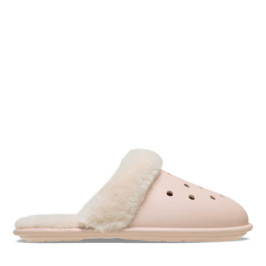 Crocs Adults Classic Fuzz Scuff Quartz