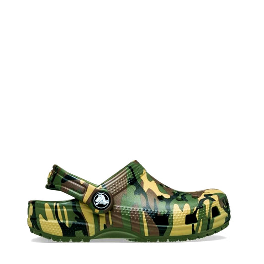Crocs Kids Camouflage Clog Army Green Multi