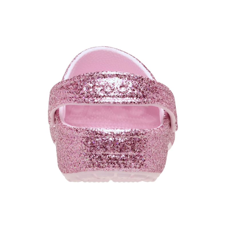 Crocs Toddler Classic Clog Chunky Glitter Pink Milk