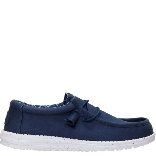 Hey Dude Wally Stretch Canvas Navy