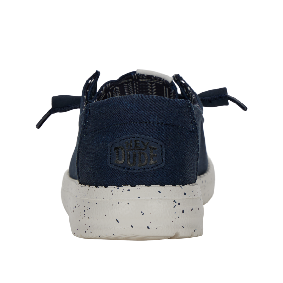 Hey Dude Wendy Stretch Canvas Navy