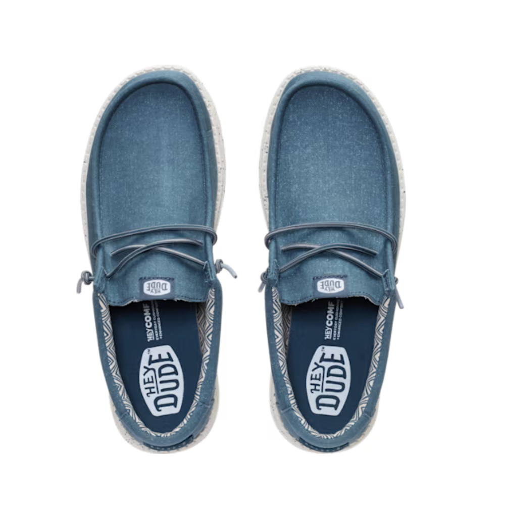 Hey Dude Wally Stretch Canvas Dark Slate