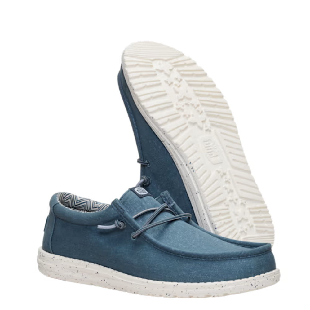 Hey Dude Wally Stretch Canvas Dark Slate